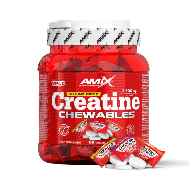 CREATINE MONOHYDRATE A CROQUER - AMIX - Diét-éthique