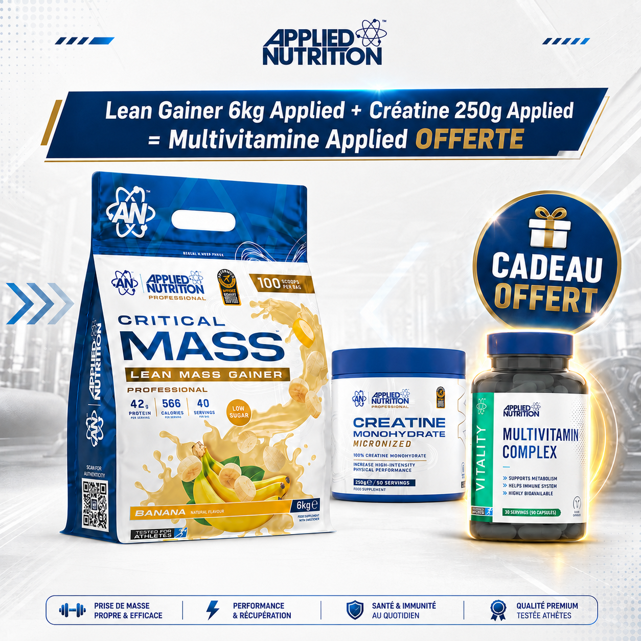 PACK LEAN GAINER 6KG - APPLIED NUTRITION