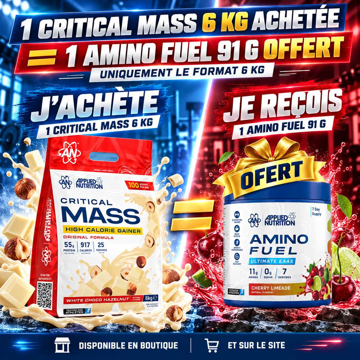 CRITICAL MASS GAINER - APPLIED NUTRITION - Diét-éthique
