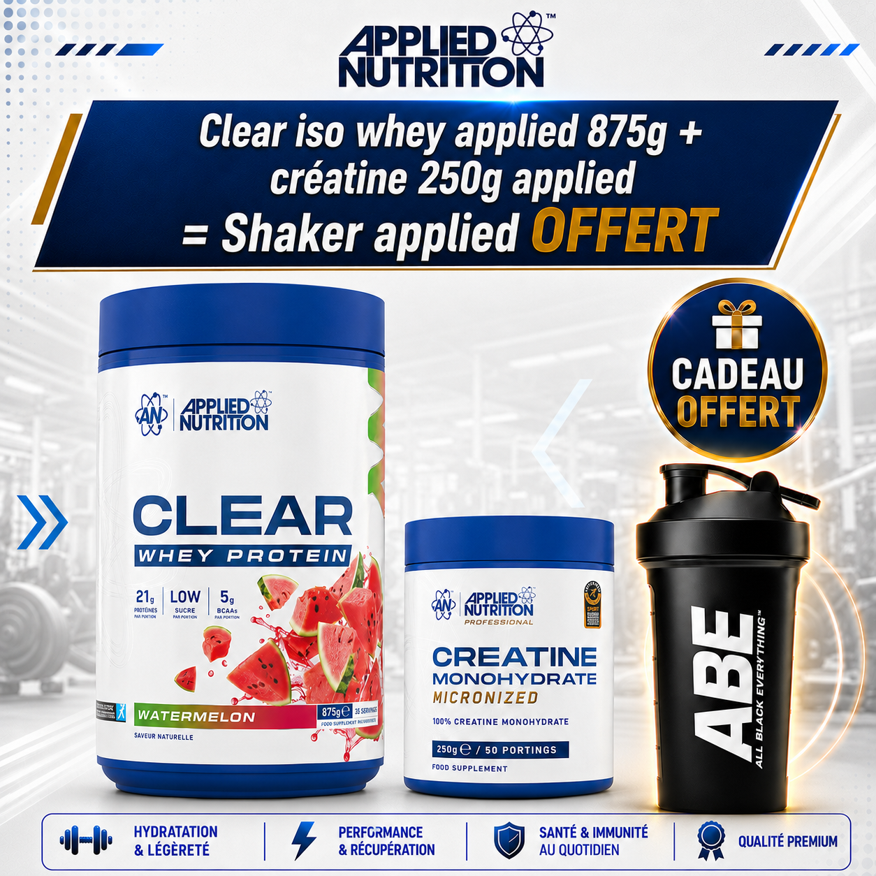 PACK CLEAR WHEY 875G - APPLIED NUTRITION