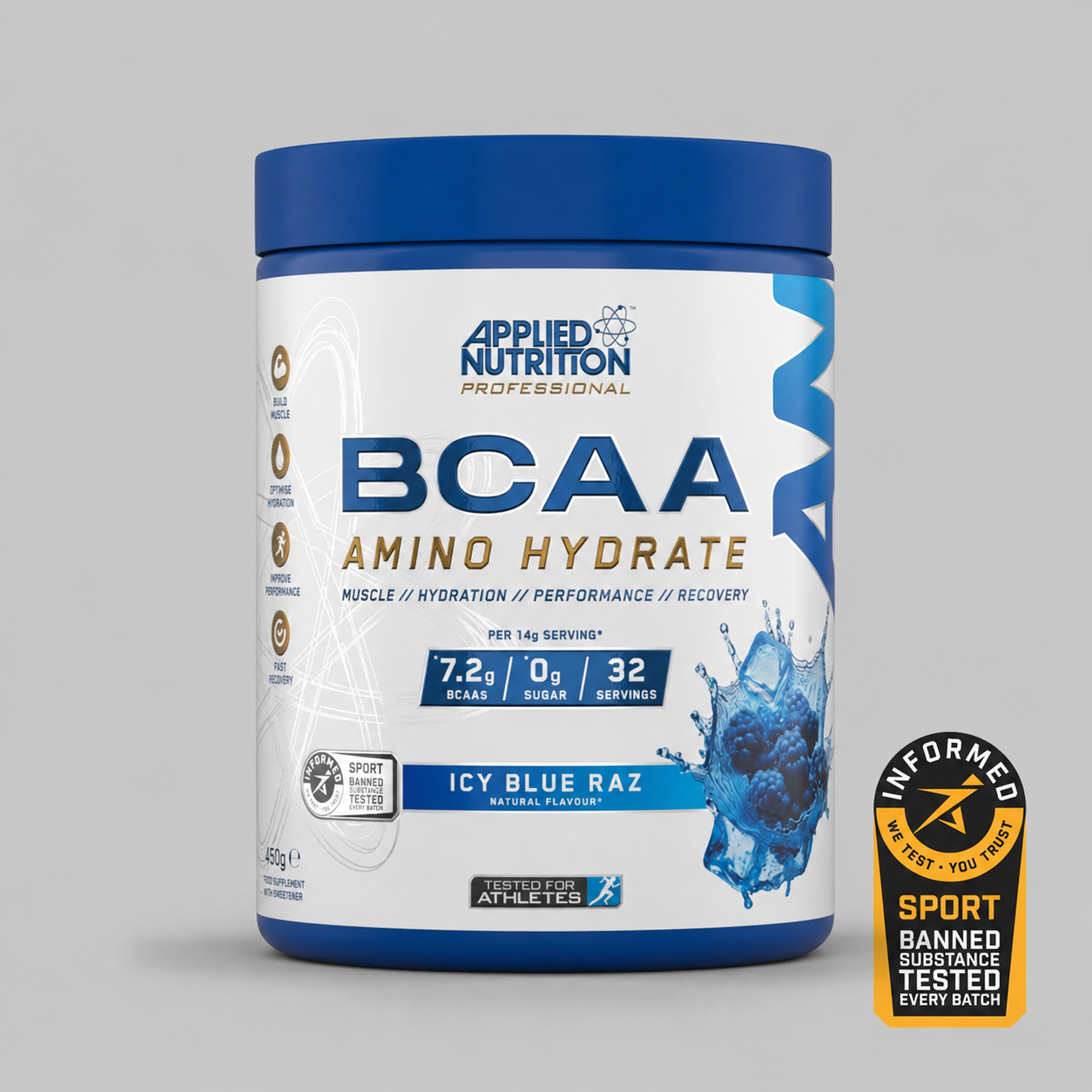 BCAA AMINO-HYDRATE 450G - APPLIED NUTRITION - Diét-éthique