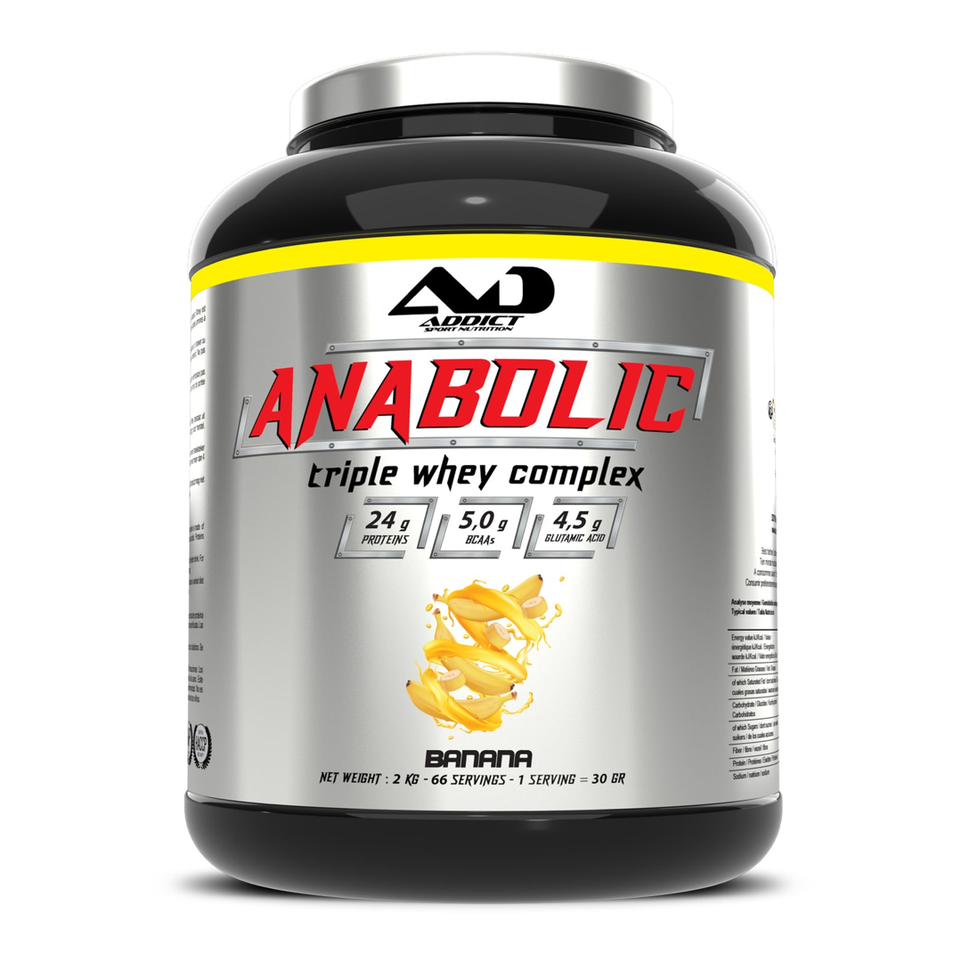 ANABOLIC TRIPLE WHEY COMPLEX - ADDICT - Diét-éthique