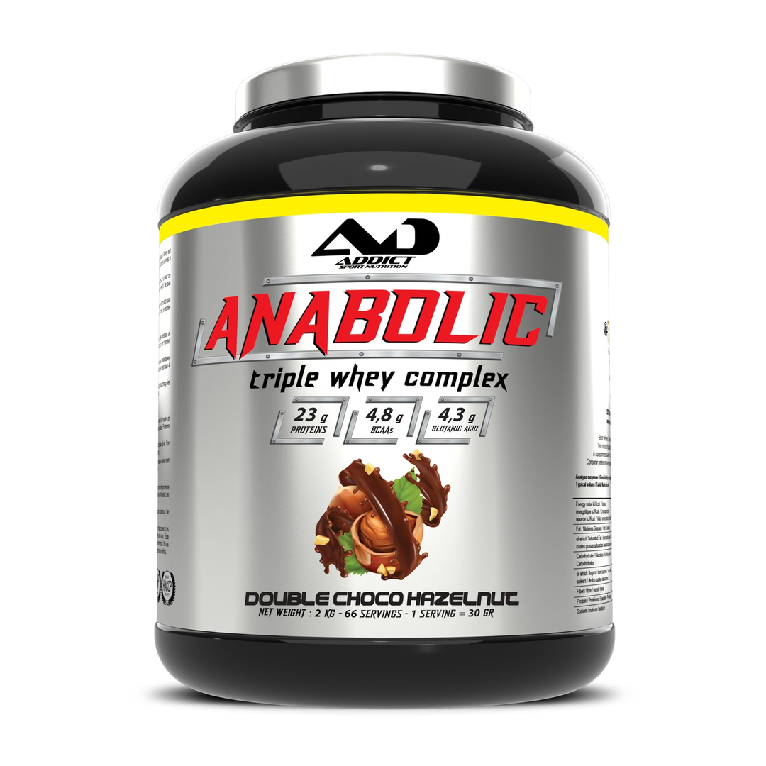 ANABOLIC TRIPLE WHEY COMPLEX - ADDICT - Diét-éthique