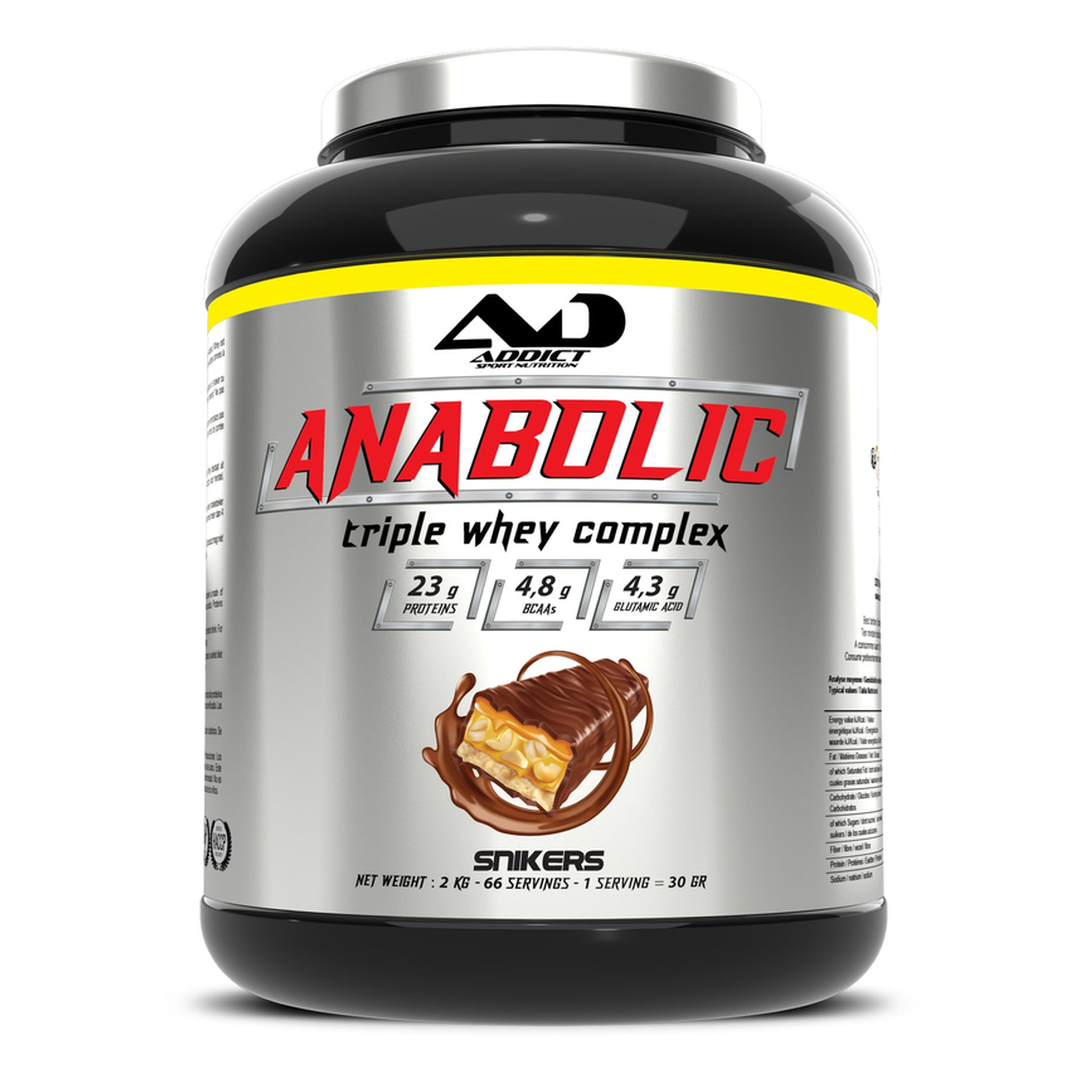 ANABOLIC TRIPLE WHEY COMPLEX - ADDICT - Diét-éthique