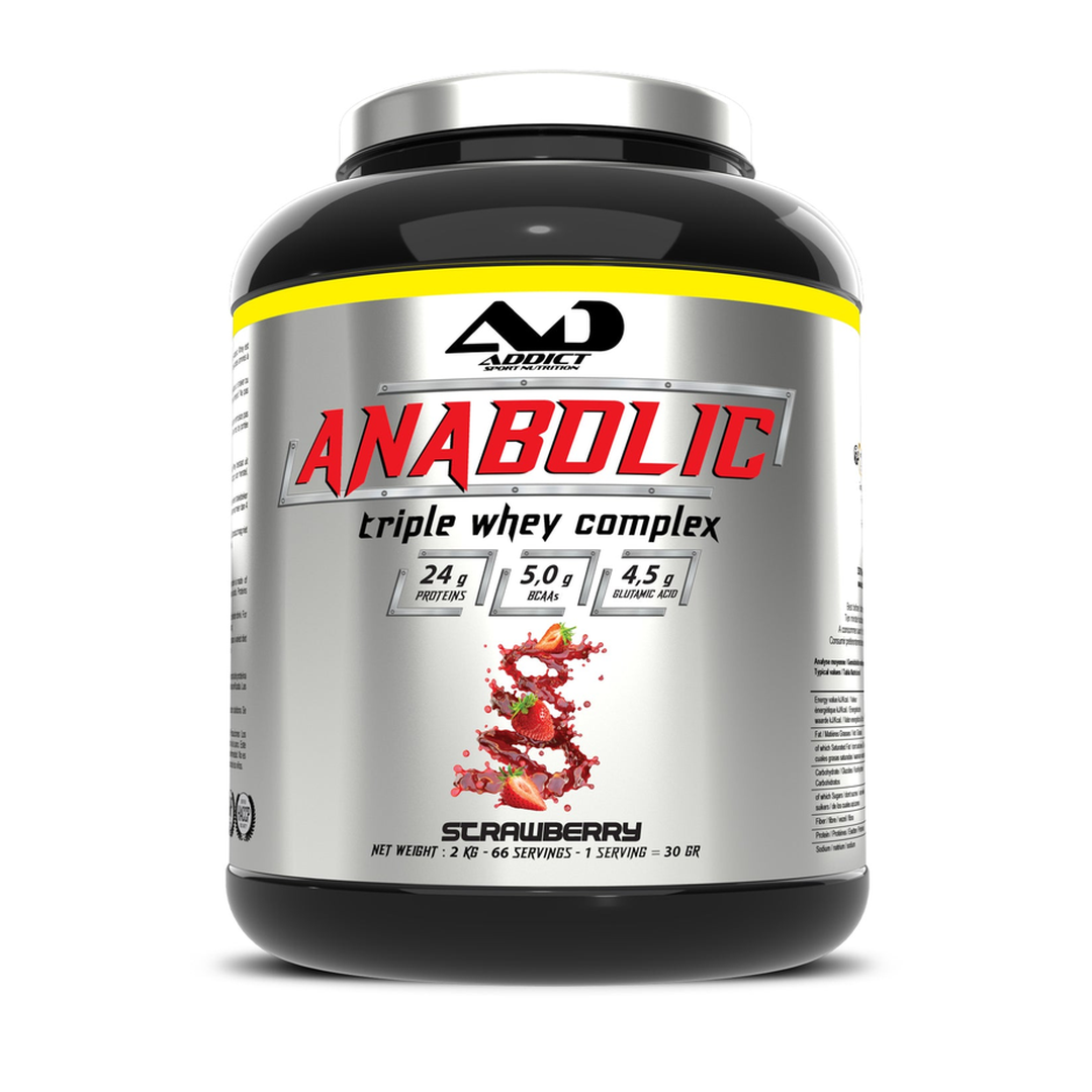 ANABOLIC TRIPLE WHEY COMPLEX - ADDICT - Diét-éthique