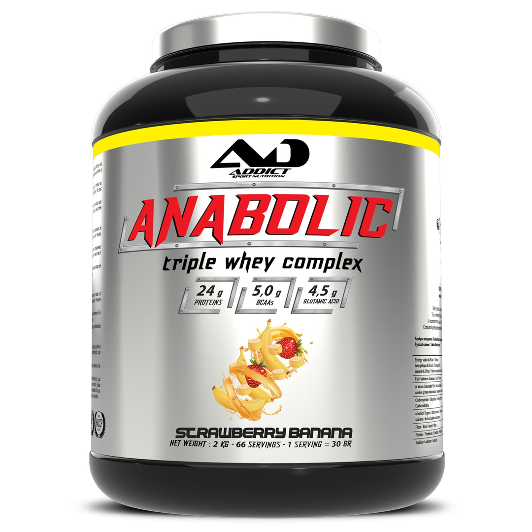 ANABOLIC TRIPLE WHEY COMPLEX - ADDICT - Diét-éthique