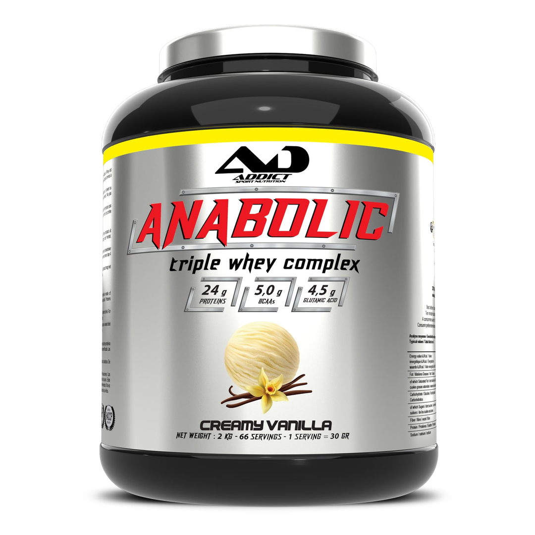 ANABOLIC TRIPLE WHEY COMPLEX - ADDICT - Diét-éthique