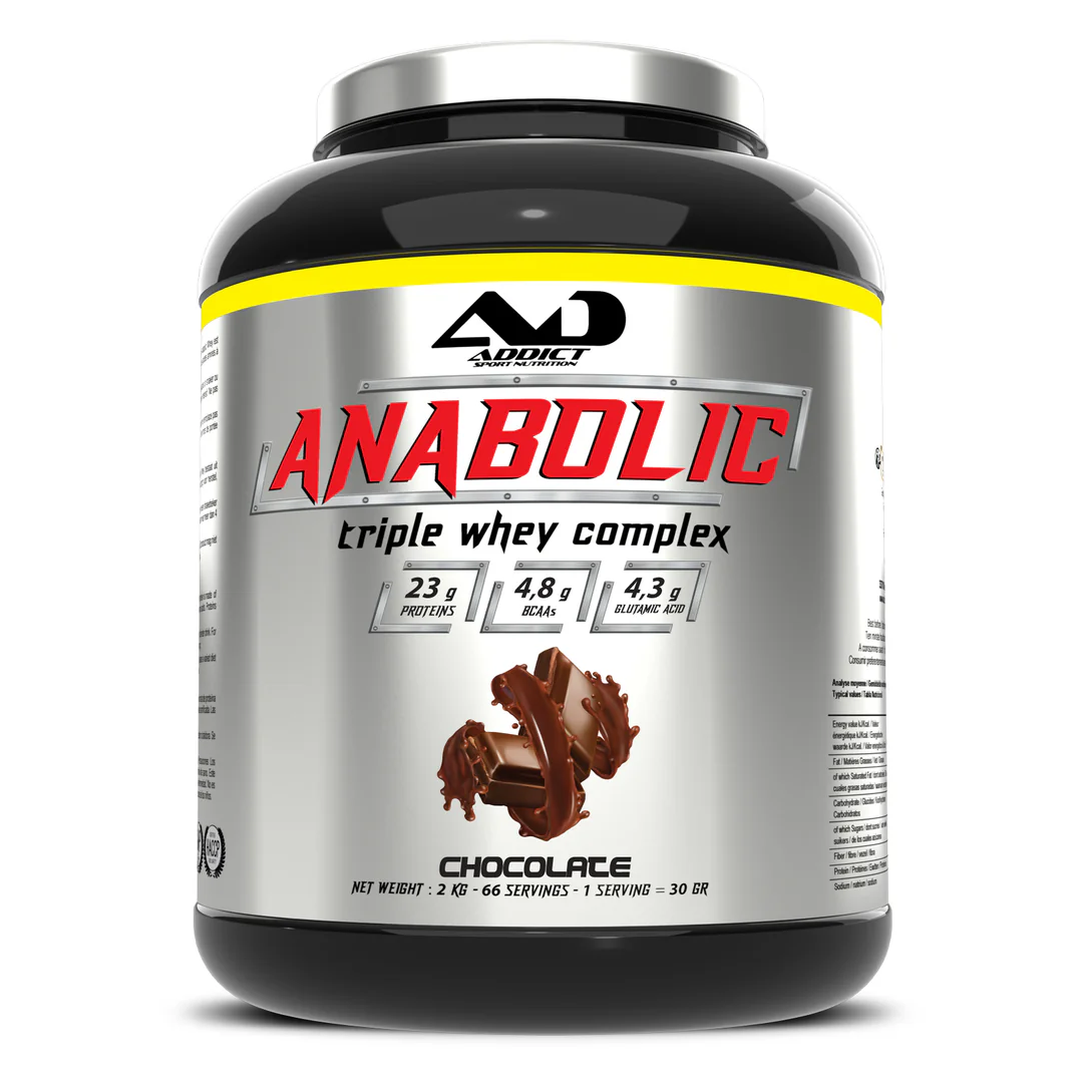 ANABOLIC TRIPLE WHEY COMPLEX - ADDICT - Diét-éthique