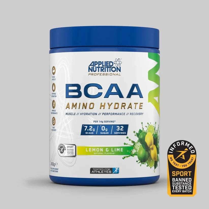 BCAA AMINO-HYDRATE 450G - APPLIED NUTRITION - Diét-éthique