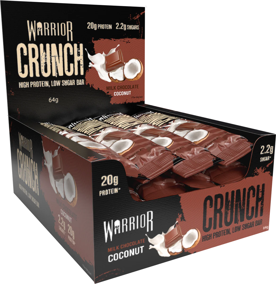 Crunch Bar Protéin - WARRIOR - Diét-éthique
