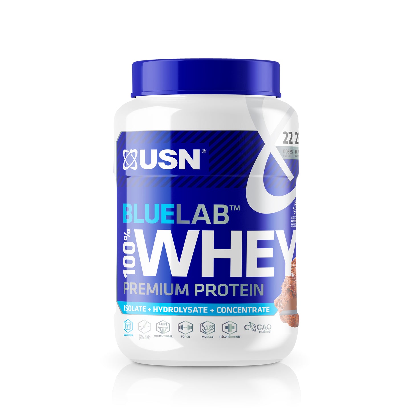 BLUE LAB 100% WHEY PREMIUM PROTEIN - USN - Diét-éthique