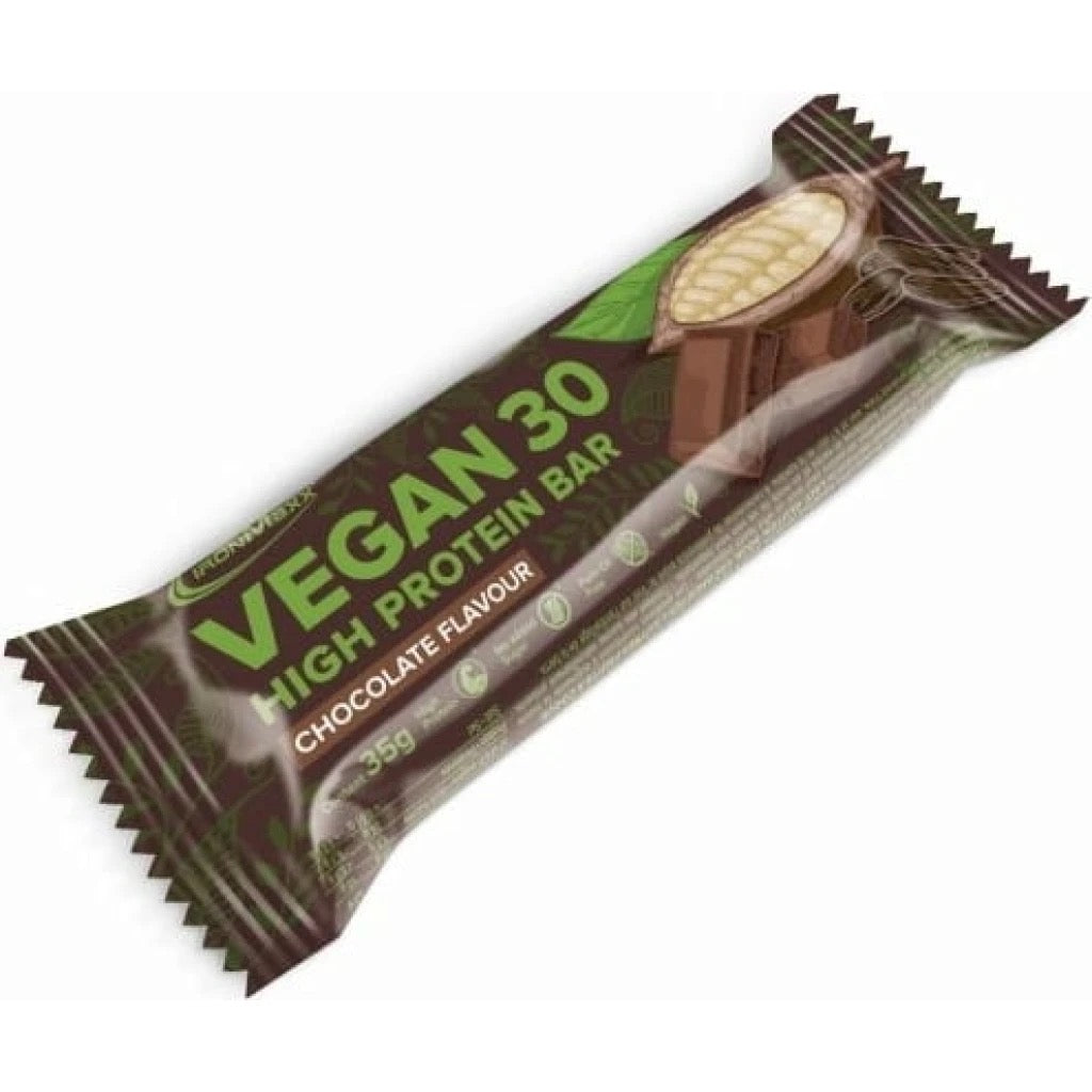 Vegan 30 hi protein bar chocolate - Ironmaxx - Diét-éthique