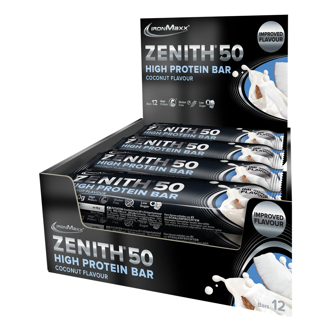 Zenith 50% Barre protéine - IRON MAXX - Diét-éthique