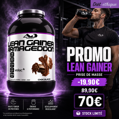 PROMO LEAN GAINER ARMAGEDON 4KG - ADDICT NUTRITION - Diét-éthique