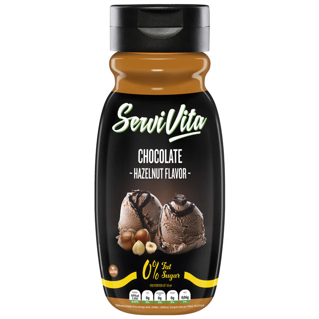 SAUCE ZERO 320ML SERVIVITA CHOCOLAT - AMIX - Diét-éthique