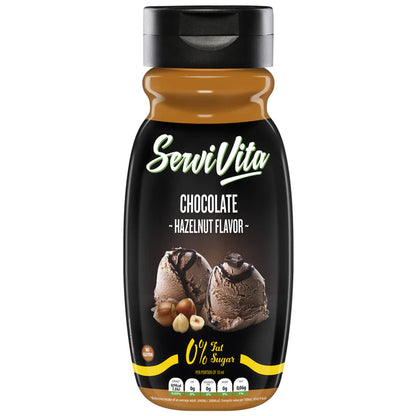 SAUCE ZERO 320ML SERVIVITA CHOCOLAT - AMIX - Diét-éthique