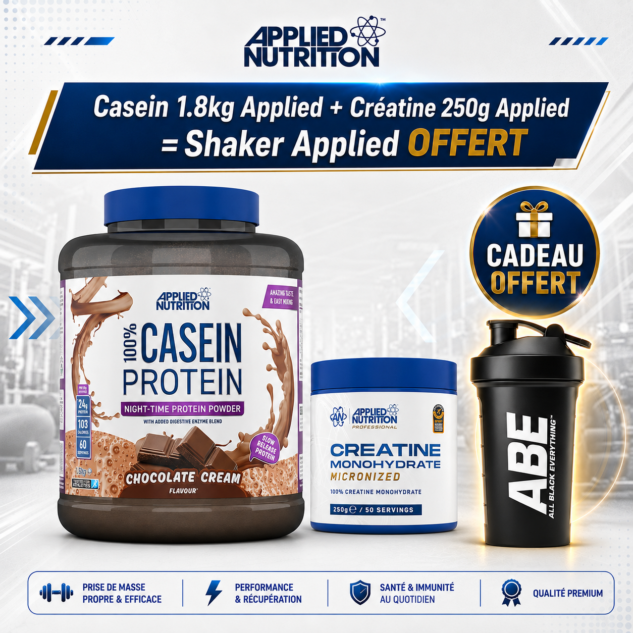 PACK CASEIN 1.8KG APPLIED NUTRITION