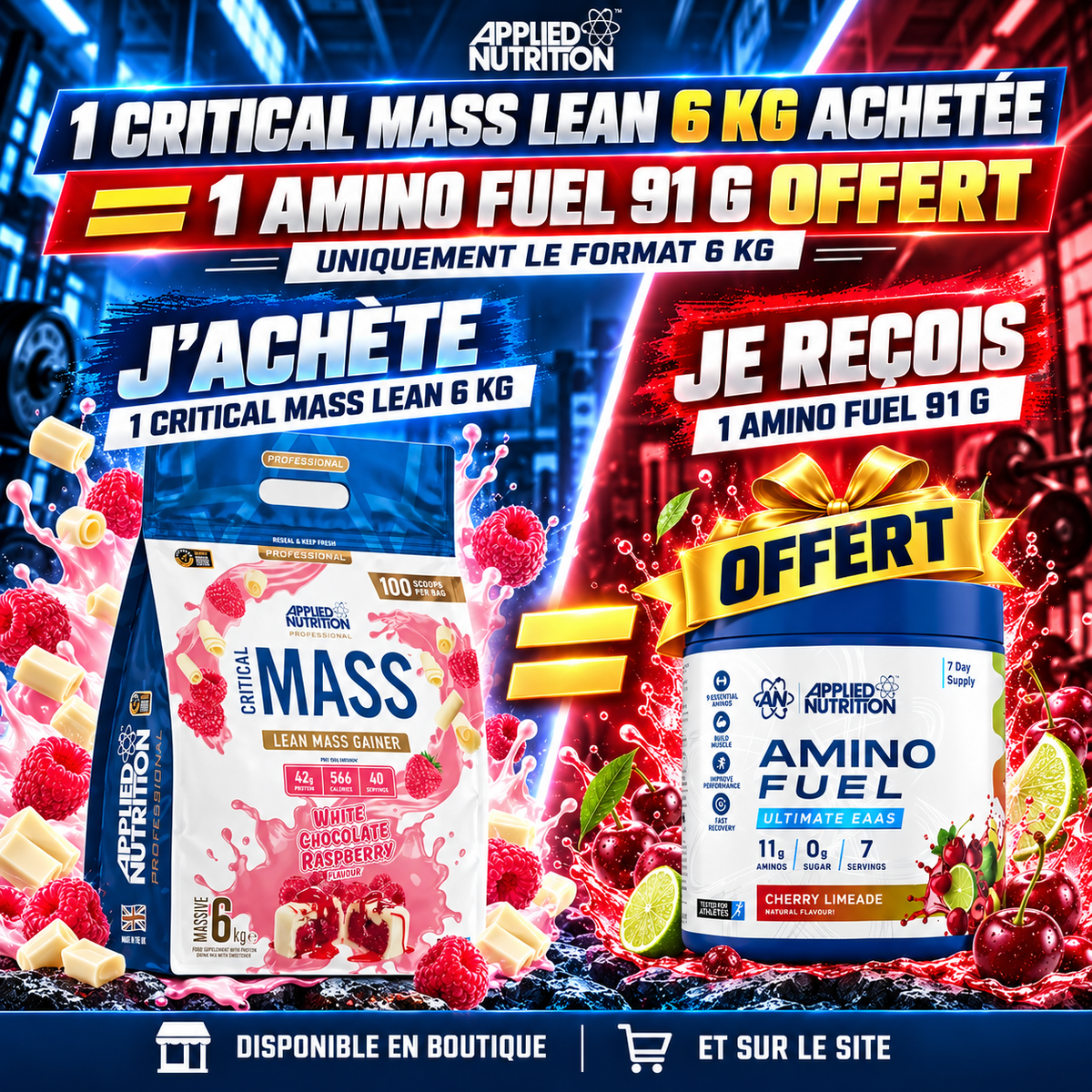 LEAN GAINER CRITICAL MASS - APPLIED NUTRITION - Diét-éthique