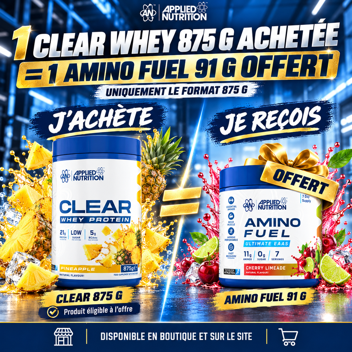 CLEAR WHEY PROTEIN - APPLIED NUTRITION - Diét-éthique