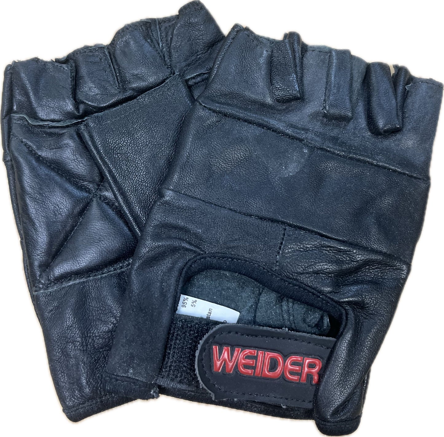 GANTS CUIR NOIR - WEIDER