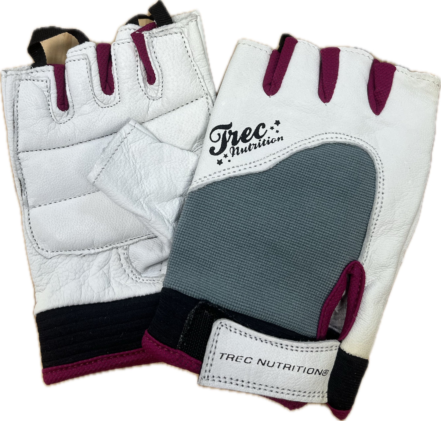 GANTS CUIRE BLANC - TREC