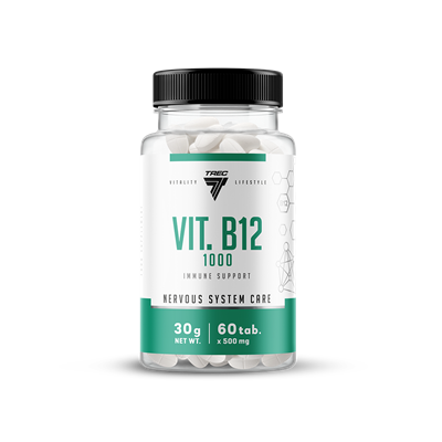 VITAMINE B12 - 60CAPS - TREC NUTRITION - Diét-éthique