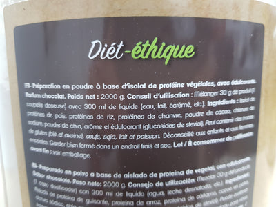 PROTEIN VEGAN 2KG DIET ETHIQUE - Diét-éthique