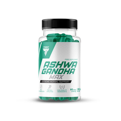 ASHWAGANDA MAX 60CAPS TREC NUTRITION - Diét-éthique