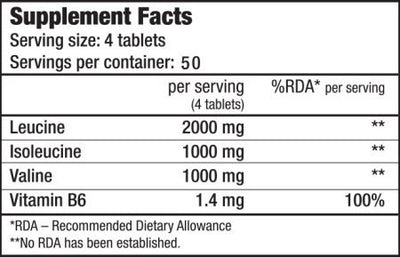 B.C.A.A + B6  BIOTECH - Diét-éthique