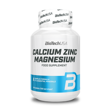 Calcium Zinc Magnesium 100 comprimés BIOTECH - Diét-éthique