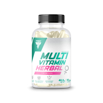MULTIVITAMIN HERBAL FOR WOMEN – 90 Capsules - TREC - Diét-éthique