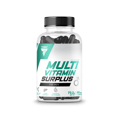 MULTIVITAMIN SURPLUS FOR MEN – 90 Capsules -TREC - Diét-éthique