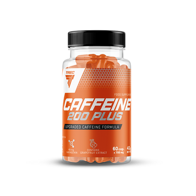 Caffeine 200 PLUS - 60caps - TREC NUTRITION - Diét-éthique