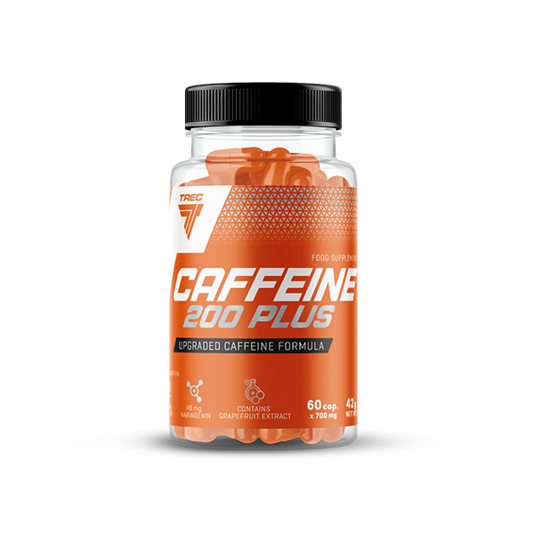 Caffeine 200 PLUS - 60caps - TREC NUTRITION - Diét-éthique