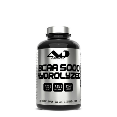 HARDCORE BCAA 5000 - 1 GR - 200 TABS - Diét-éthique