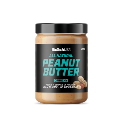 PEANUT BUTTER CRUNCHY- Beurre de cacahuète  - BIOTECH - Diét-éthique