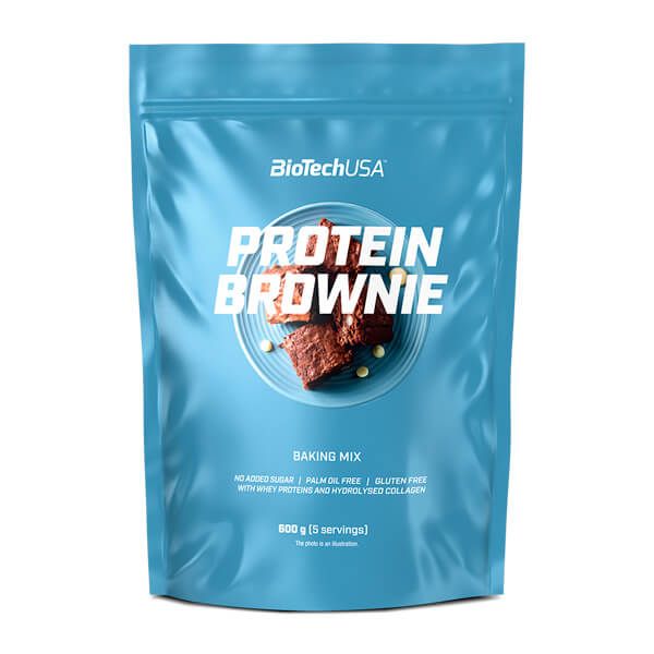 Poudre de base Protein Brownie 600 g - BIOTECH