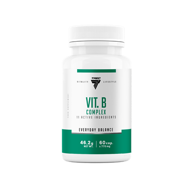 VITAMINE B COMPLEX - 60CAPS - TREC NUTRITION - Diét-éthique